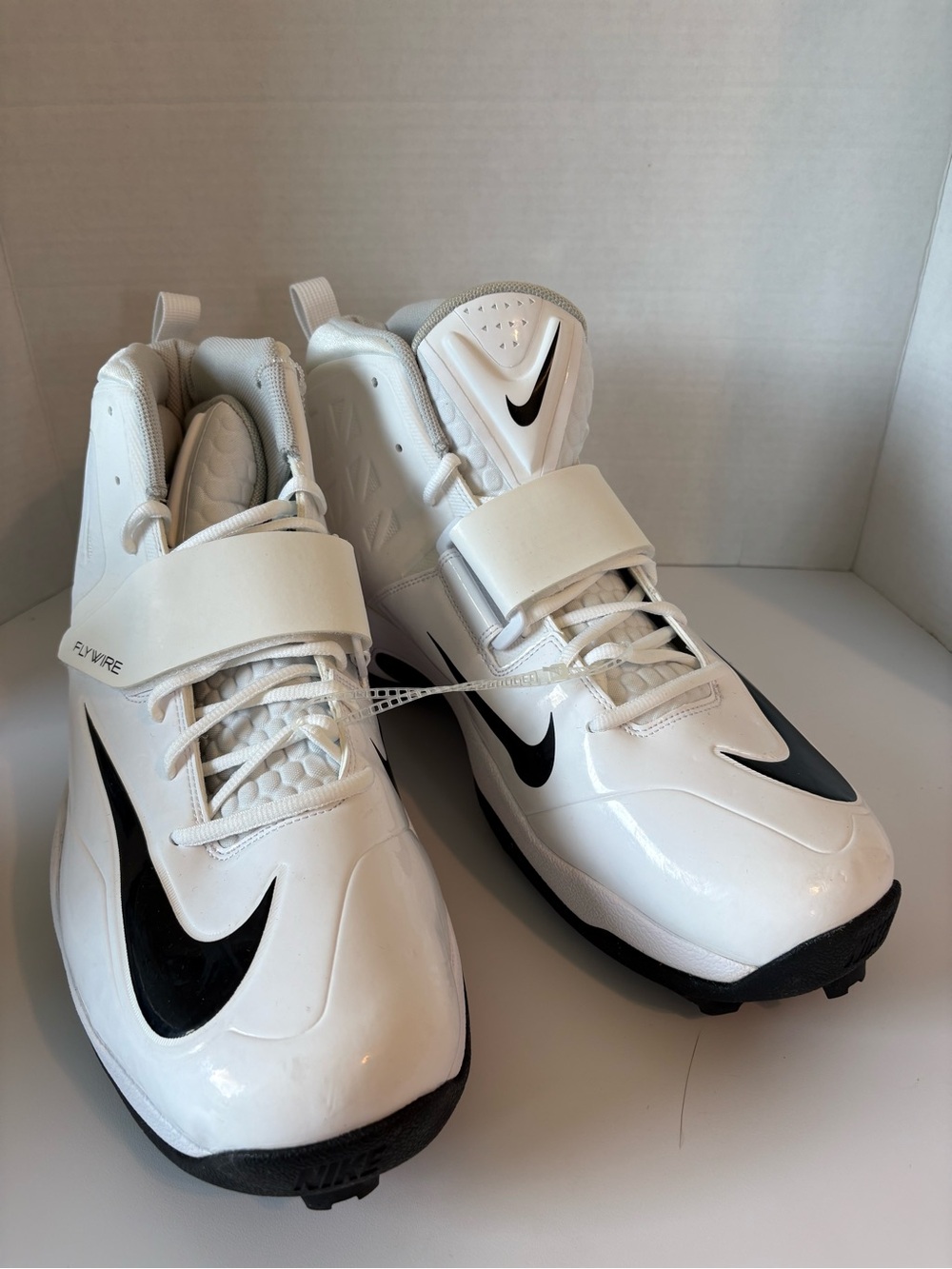 Nike Zoom Code Elite Shark 3/4 603350 101 Football Cleats Flywire Shoes Mens 16